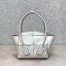 Bottega Veneta Mini Arco Bag In White Intrecciato Calfskin