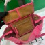 Bottega Veneta Mini Arco Bag In Pink Intrecciato Leather