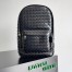 Bottega Veneta Small Backpack In Black Intrecciato Calfskin