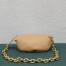 Bottega Veneta The Belt Chain Pouch In Almond Nappa Leather