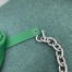 Bottega Veneta The Belt Chain Pouch In Green Nappa Leather