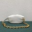 Bottega Veneta The Belt Chain Pouch In White Nappa Leather