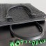 Bottega Veneta Large Briefcase In Black Intrecciato Calfskin