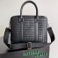 Bottega Veneta Large Briefcase In Black Intrecciato Calfskin