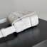 Bottega Veneta Small Cassette Bag In White Intrecciato Lambskin