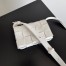 Bottega Veneta Small Cassette Bag In White Intrecciato Lambskin