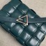 Bottega Veneta Padded Cassette Bag In Green Calfskin