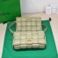 Bottega Veneta Padded Cassette Bag In Travertine Lambskin