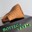 Bottega Veneta Mini Cabat Bag In Caramel Intrecciato Lambskin