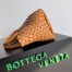 Bottega Veneta Mini Cabat Bag In Caramel Intrecciato Lambskin