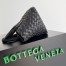 Bottega Veneta Mini Cabat Bag In Black Intrecciato Lambskin