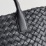 Bottega Veneta Mini Cabat Bag In Black Intrecciato Lambskin