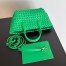 Bottega Veneta Mini Cabat Bag In Parakeet Intrecciato Lambskin