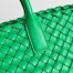 Bottega Veneta Mini Cabat Bag In Parakeet Intrecciato Lambskin