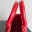 Bottega Veneta Mini Cabat Bag In Red Intrecciato Lambskin