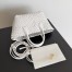 Bottega Veneta Mini Cabat Bag In White Intrecciato Lambskin