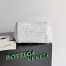 Bottega Veneta Mini Cabat Bag In White Intrecciato Lambskin