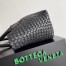 Bottega Veneta Medium Cabat Bag In Black Intrecciato Lambskin