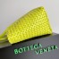 Bottega Veneta Large Cabat Bag In Acid Kiwi Intrecciato Lambskin