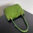 Bottega Veneta Clicker Small Bag in Avocado Intrecciato Lambskin