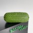 Bottega Veneta Clicker Small Bag in Avocado Intrecciato Lambskin
