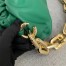 Bottega Veneta The Chain Pouch In Green Calfskin