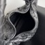 Bottega Veneta Small Hop Bag in Black Intrecciato Calfskin