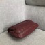Bottega Veneta Mini BV Jodie Bag In Bordeaux Woven Leather