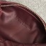 Bottega Veneta Mini BV Jodie Bag In Bordeaux Woven Leather