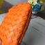 Bottega Veneta Mini BV Jodie Bag In Orange Woven Leather