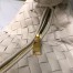 Bottega Veneta BV Jodie Small Bag In White Intrecciato Leather