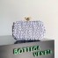 Bottega Veneta Knot Minaudiere Clutch in Oyster Sequins Lambskin