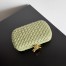 Bottega Veneta Knot Minaudiere Clutch In Travertine Intrecciato Lambskin