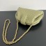 Bottega Veneta Small Lauren 1980 Bag in Travertine Intrecciato Lambskin
