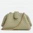 Bottega Veneta Small Lauren 1980 Bag in Travertine Intrecciato Lambskin
