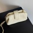 Bottega Veneta Small Lauren 1980 Bag in White Intrecciato Lambskin