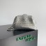 Bottega Veneta Small Lauren 1980 Bag in Silver Intrecciato Lambskin