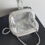 Bottega Veneta Small Lauren 1980 Bag in Silver Intrecciato Lambskin
