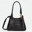 Bottega Veneta Parachute Small Bag in Black Intrecciato Lambskin