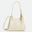 Bottega Veneta Parachute Small Bag in White Intrecciato Lambskin