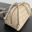 Bottega Veneta Concert Pouch in Beige Intrecciato Lambskin