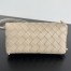 Bottega Veneta Concert Pouch in Beige Intrecciato Lambskin