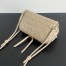 Bottega Veneta Concert Pouch in Beige Intrecciato Lambskin