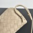 Bottega Veneta Concert Pouch in Beige Intrecciato Lambskin
