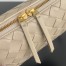 Bottega Veneta Concert Pouch in Beige Intrecciato Lambskin