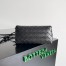 Bottega Veneta Concert Pouch in Black Intrecciato Lambskin