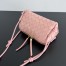 Bottega Veneta Concert Pouch in Pink Intrecciato Lambskin