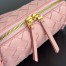 Bottega Veneta Concert Pouch in Pink Intrecciato Lambskin
