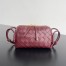 Bottega Veneta Concert Pouch in Red Intrecciato Lambskin