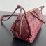 Bottega Veneta Concert Pouch in Red Intrecciato Lambskin